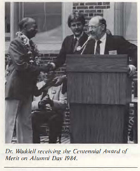 Black alumni-Dr. Waddell